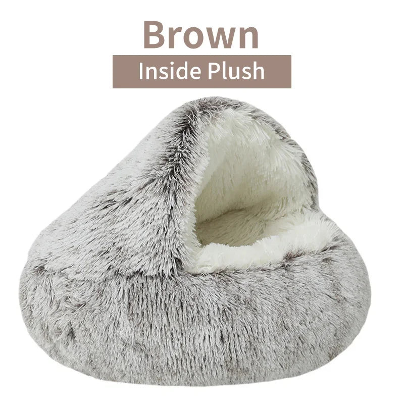 Burrow Buddy™ – The Ultimate Cozy Cave Bed for Cats & Small Dogs