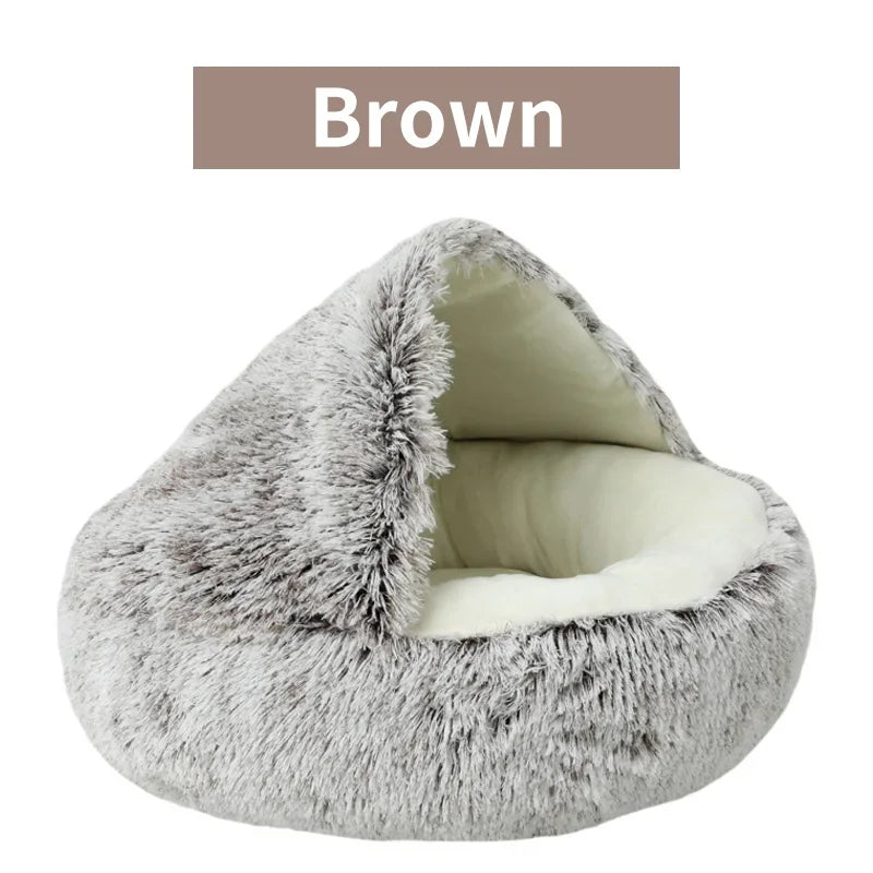 Burrow Buddy™ – The Ultimate Cozy Cave Bed for Cats & Small Dogs