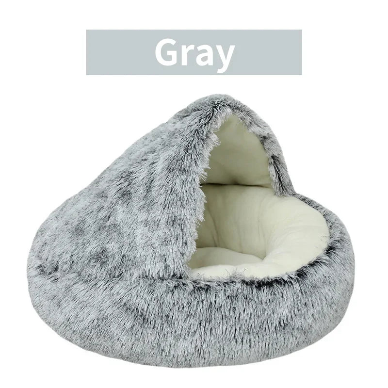 Burrow Buddy™ – The Ultimate Cozy Cave Bed for Cats & Small Dogs